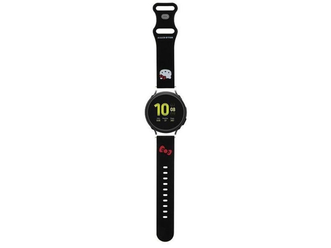 Hello Kitty Silicone Kitty Head strap universal 20mm - black