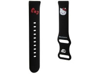 Hello Kitty Silicone Kitty Head strap universal 20mm - black