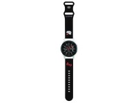 Faixa de cabeça universal Hello Kitty em silicone, 22 mm - preta Faixa de cabeça universal Hello Kitty em silicone, 22 mm - preta