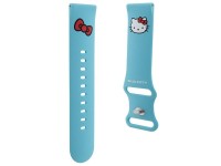 Hello Kitty Silicone Kitty Head strap universal 22mm - blue Hello Kitty Silicone Kitty Head strap universal 22mm - blue