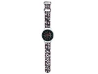 Hello Kitty Silicone Heads & Stripes universal 22mm - black Hello Kitty Silicone Heads & Stripes universal 22mm - black