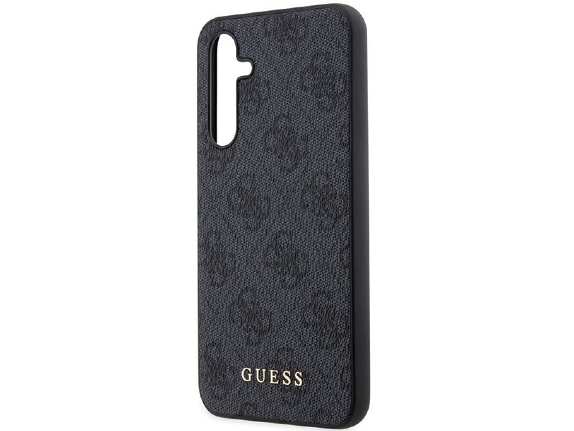 Guess GUHCS23FEG4GFGR S23 FE S711 gray/gray hardcase 4G Metal Gold Logo