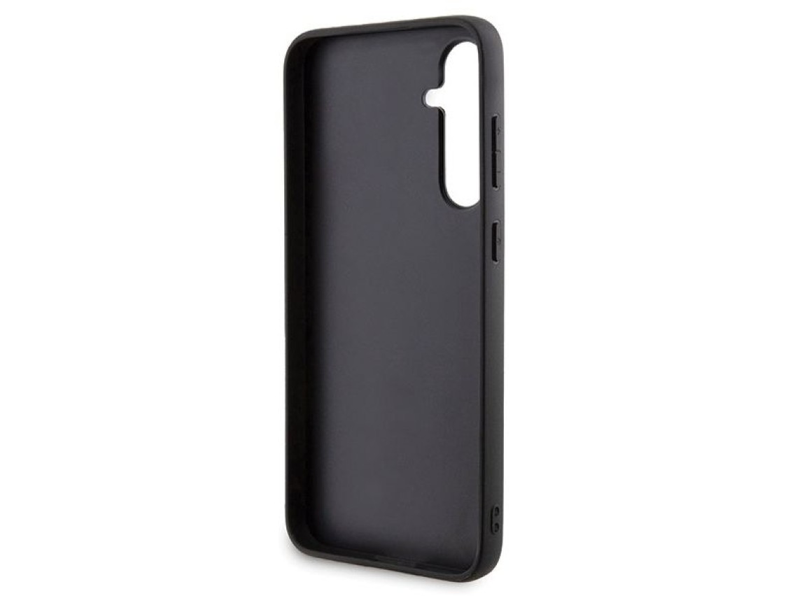 Capa Karl Lagerfeld Gripstand Saffiano Karl&Choupette Pins para Samsung Galaxy S23 FE - preta