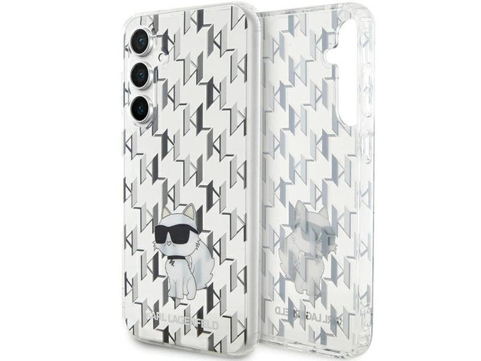 Karl Lagerfeld KLHCS23FEHNCMKLT S23 FE S711 capa dura transparente Monograma Choupette