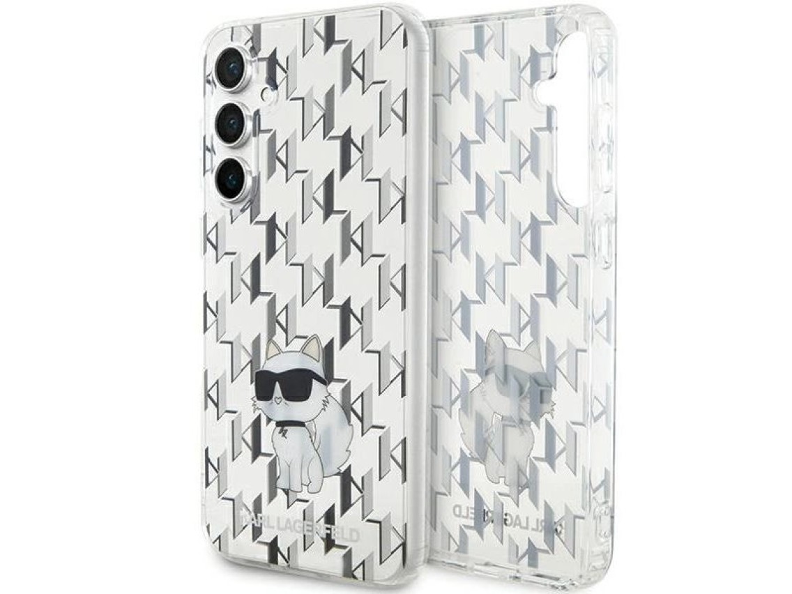 Karl Lagerfeld KLHCS23FEHNCMKLT S23 FE S711 capa dura transparente Monograma Choupette