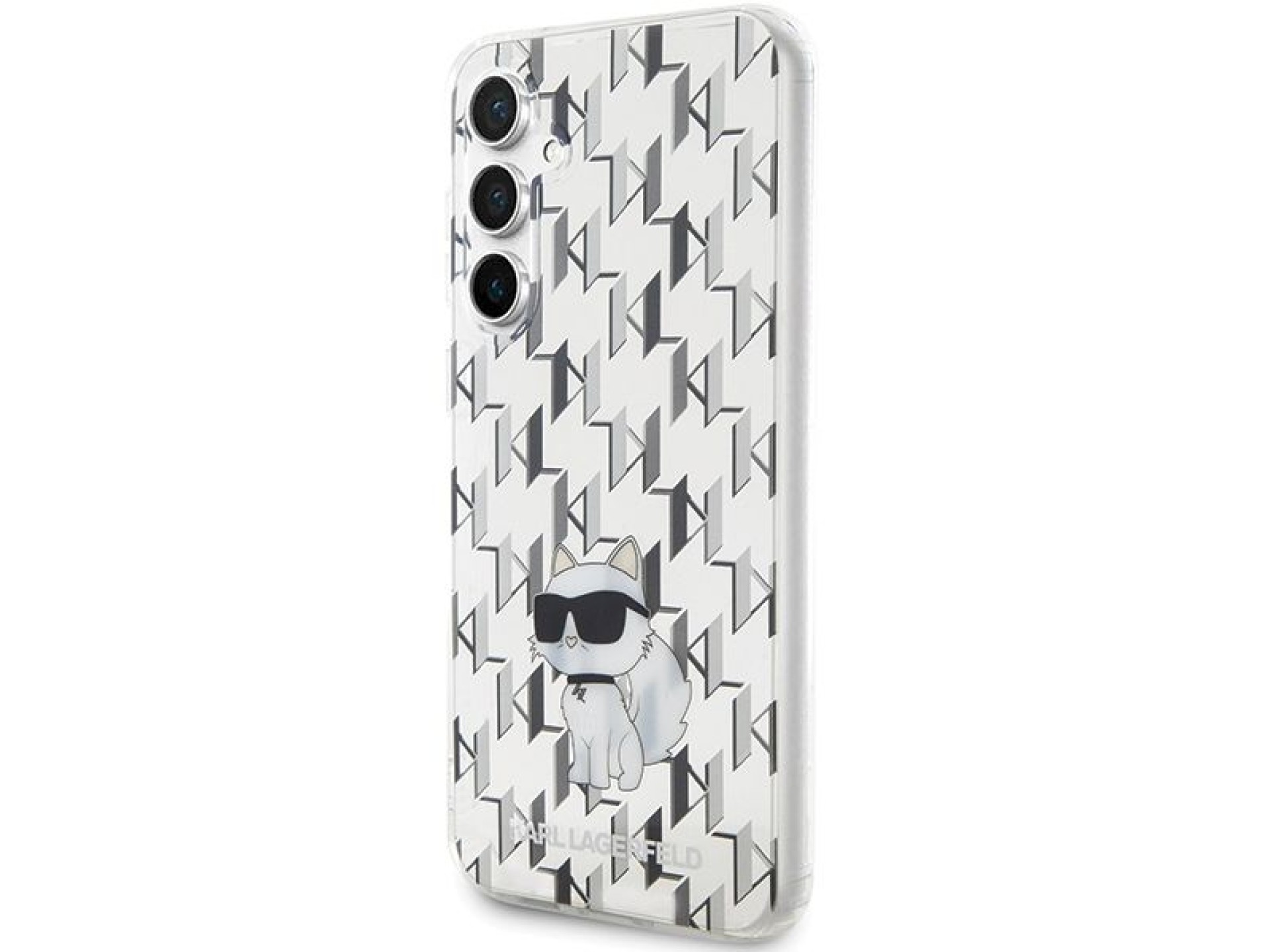 Karl Lagerfeld KLHCS23FEHNCMKLT S23 FE S711 capa dura transparente Monograma Choupette