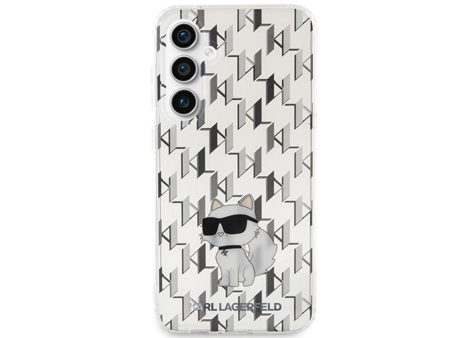 Karl Lagerfeld KLHCS23FEHNCMKLT S23 FE S711 capa dura transparente Monograma Choupette