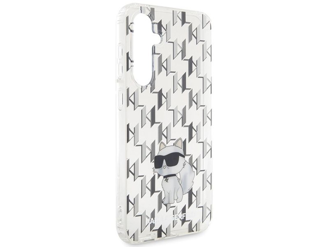 Karl Lagerfeld KLHCS23FEHNCMKLT S23 FE S711 capa dura transparente Monograma Choupette