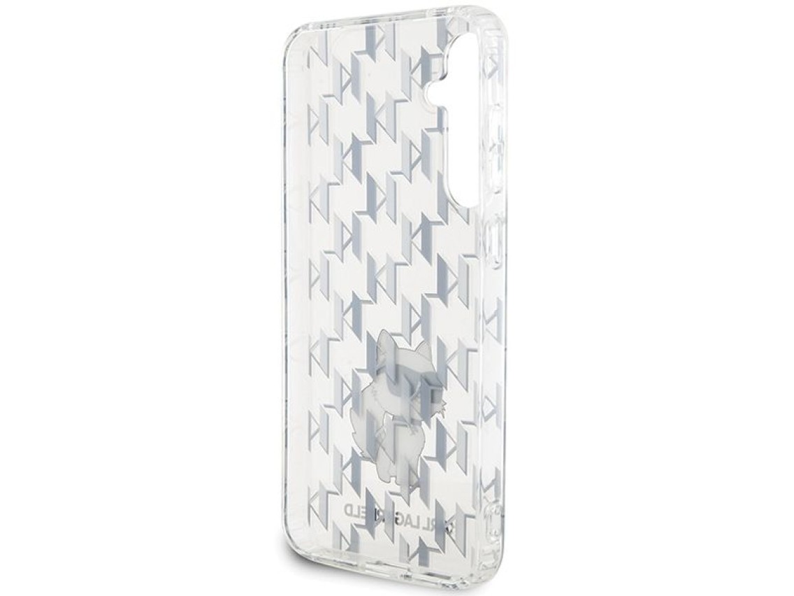 Karl Lagerfeld KLHCS23FEHNCMKLT S23 FE S711 capa dura transparente Monograma Choupette