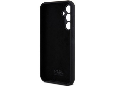 Funda de silicona Karl Lagerfeld Ikonik con pasador met�lico para Samsung Galaxy S23 FE - negra