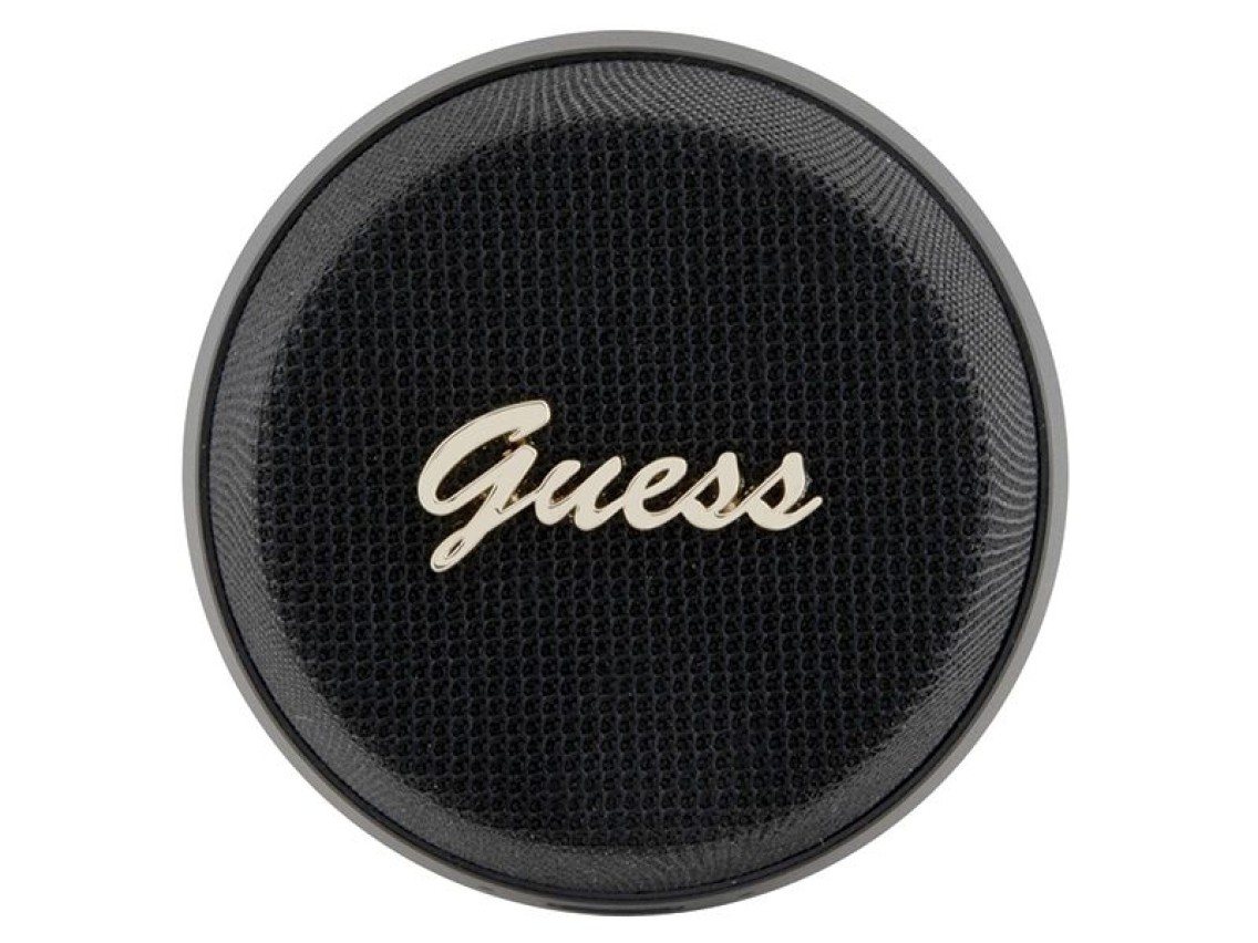 Guess Magnetic Script Metal Bluetooth speaker - black