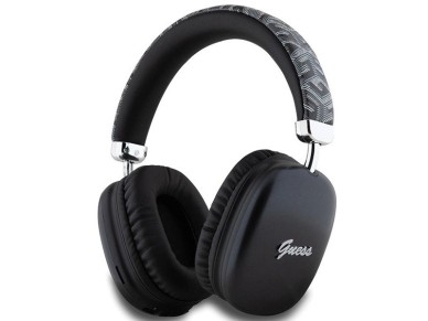 Auriculares Guess GCube con logotipo met�lico - Negro