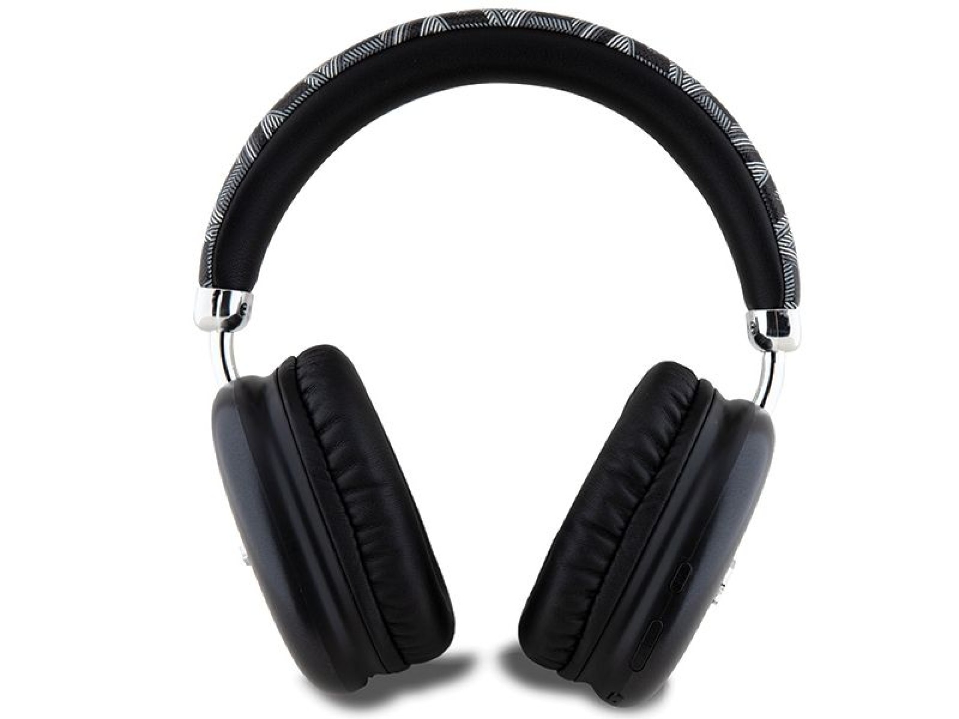 Guess GCube Metallic Script Logo Headphones - Black
