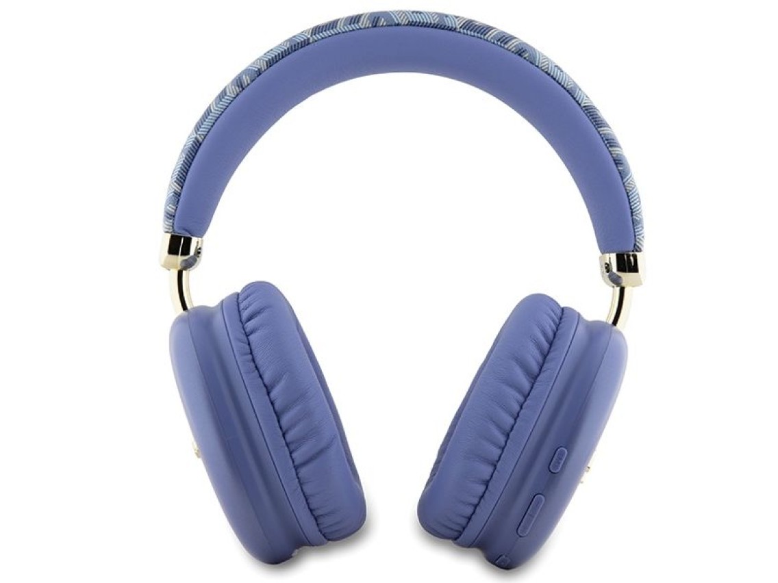 Guess GCube Metallic Script Logo Headphones - Purple