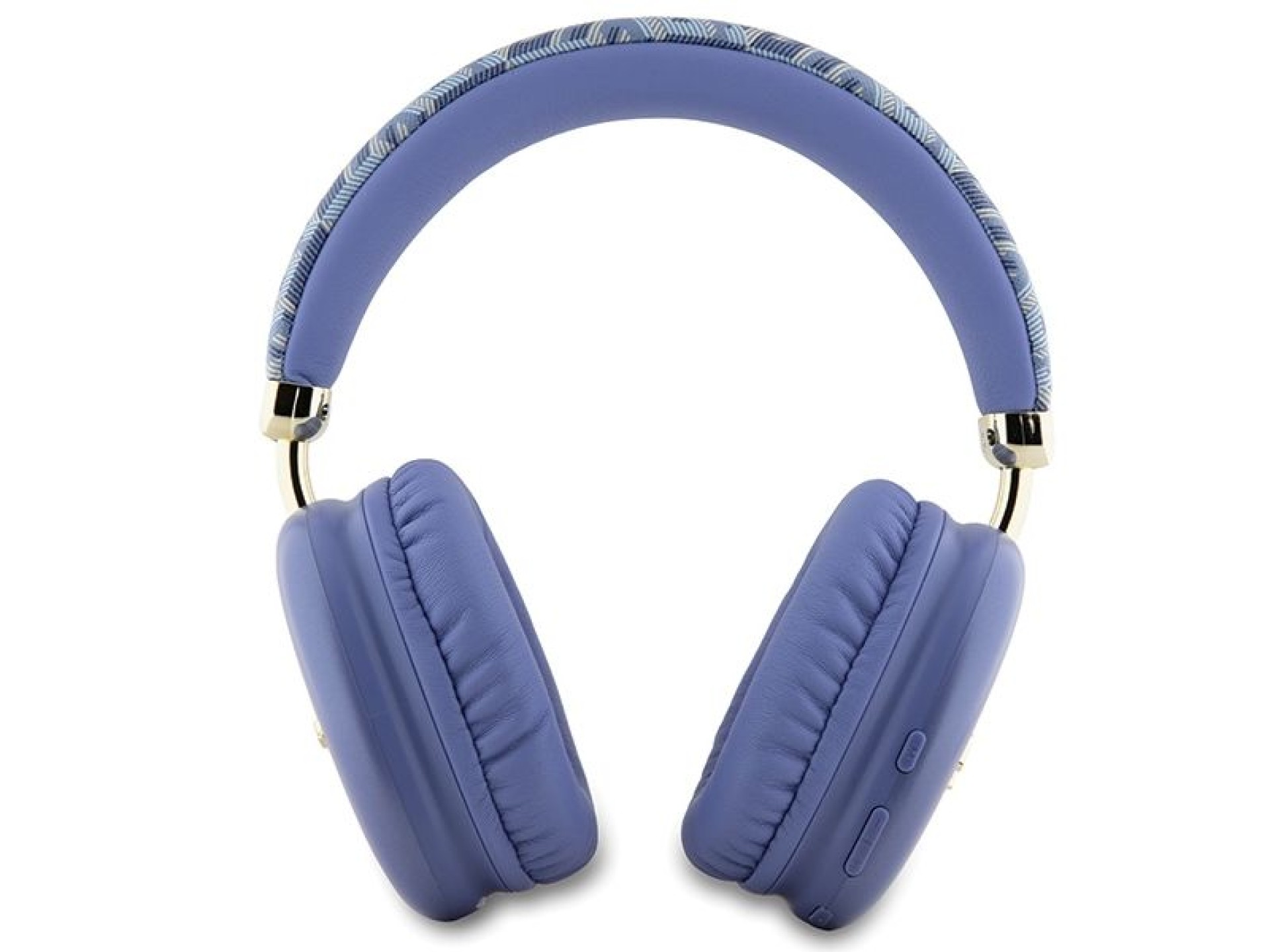 Guess GCube Metallic Script Logo Headphones - Purple