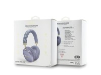 Guess GCube Metallic Script Logo Headphones - Purple Guess GCube Metallic Script Logo Headphones - Purple