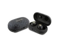 Fones de ouvido Guess 4G Metal TWS com base de carregamento ENC - Preto