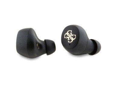 Fones de ouvido Guess 4G Metal TWS com base de carregamento ENC - Preto Fones de ouvido Guess 4G Metal TWS com base de carregamento ENC - Preto