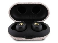 Auriculares Bluetooth TWS Guess 4G Metal con base de carga ENC - rosa Auriculares Bluetooth TWS Guess 4G Metal con base de carga ENC - rosa