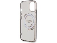 Funda Guess IML Flowers Wreath MagSafe para iPhone 15 / 14 / 13 - negra Funda Guess IML Flowers Wreath MagSafe para iPhone 15 / 14 / 13 - negra