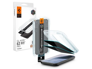 Protector de pantalla de vidrio templado Spigen Glas.tR EZ Fit Pro HD Privacy (paquete de 2) para Go