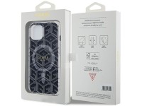 Guess IML GCube MagSafe case for iPhone 15 / 14 / 13 - black Guess IML GCube MagSafe case for iPhone 15 / 14 / 13 - black