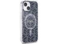 Funda Guess IML GCube MagSafe para iPhone 15 Plus / 14 Plus - negra Funda Guess IML GCube MagSafe para iPhone 15 Plus / 14 Plus - negra