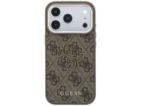 Capa Guess 4G com logo grande em resina para iPhone 17 Pro / 18 Pro - Marrom Capa Guess 4G com logo grande em resina para iPhone 17 Pro / 18 Pro - Marrom