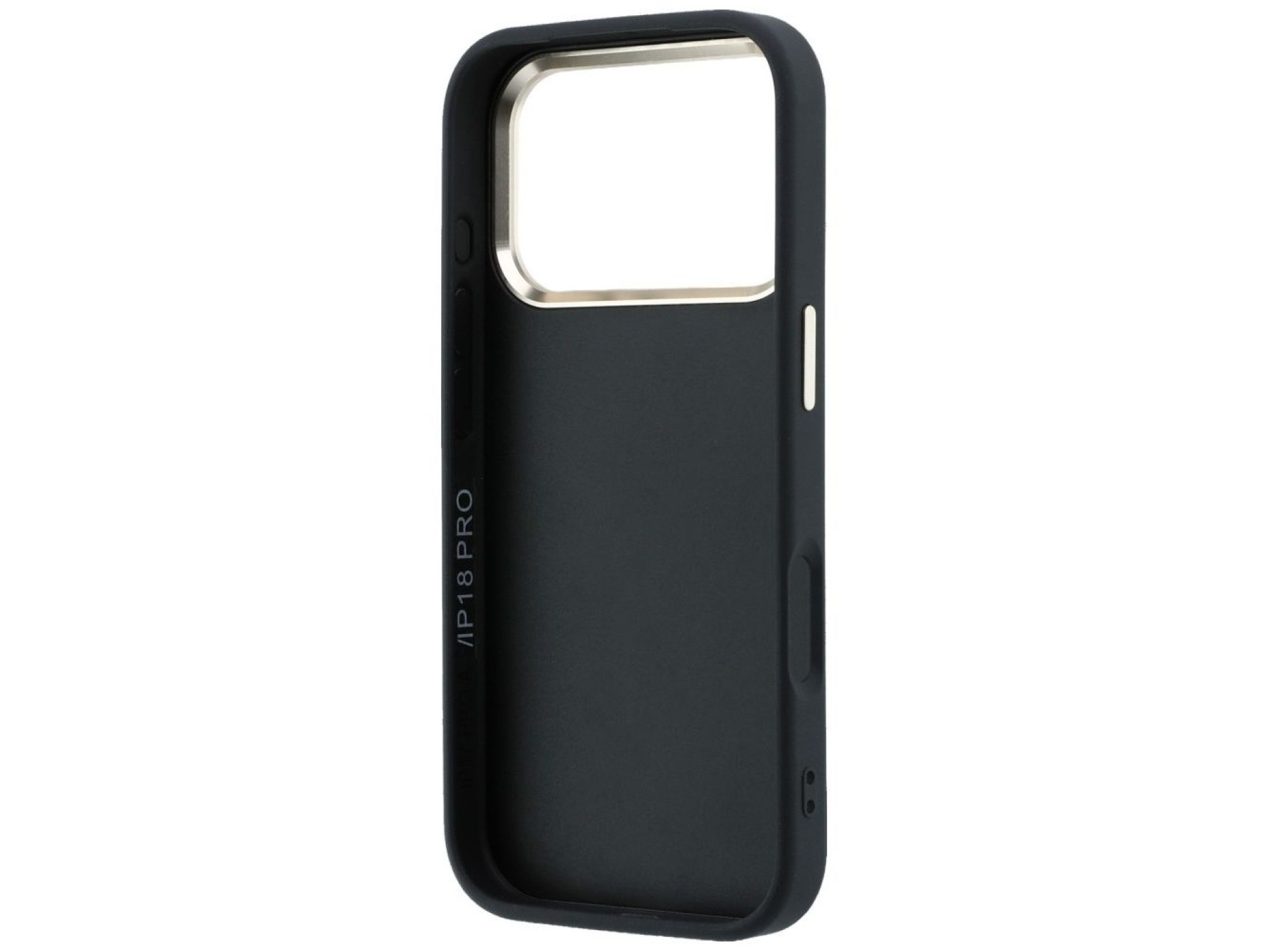 Funda Guess 4G con logo grande de resina para iPhone 17 Pro / 18 Pro - Negra