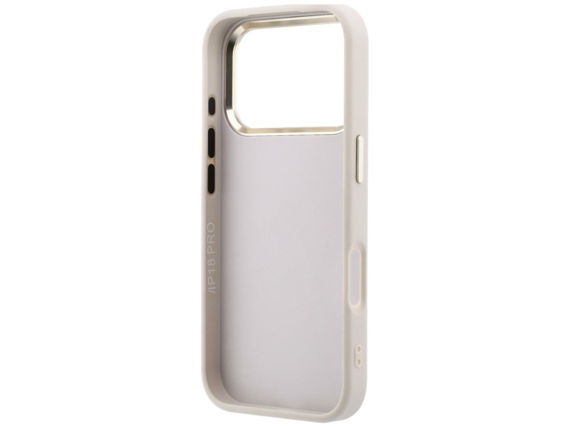 Capa Guess 4G com logo grande em resina para iPhone 17 Pro / 18 Pro - Rosa