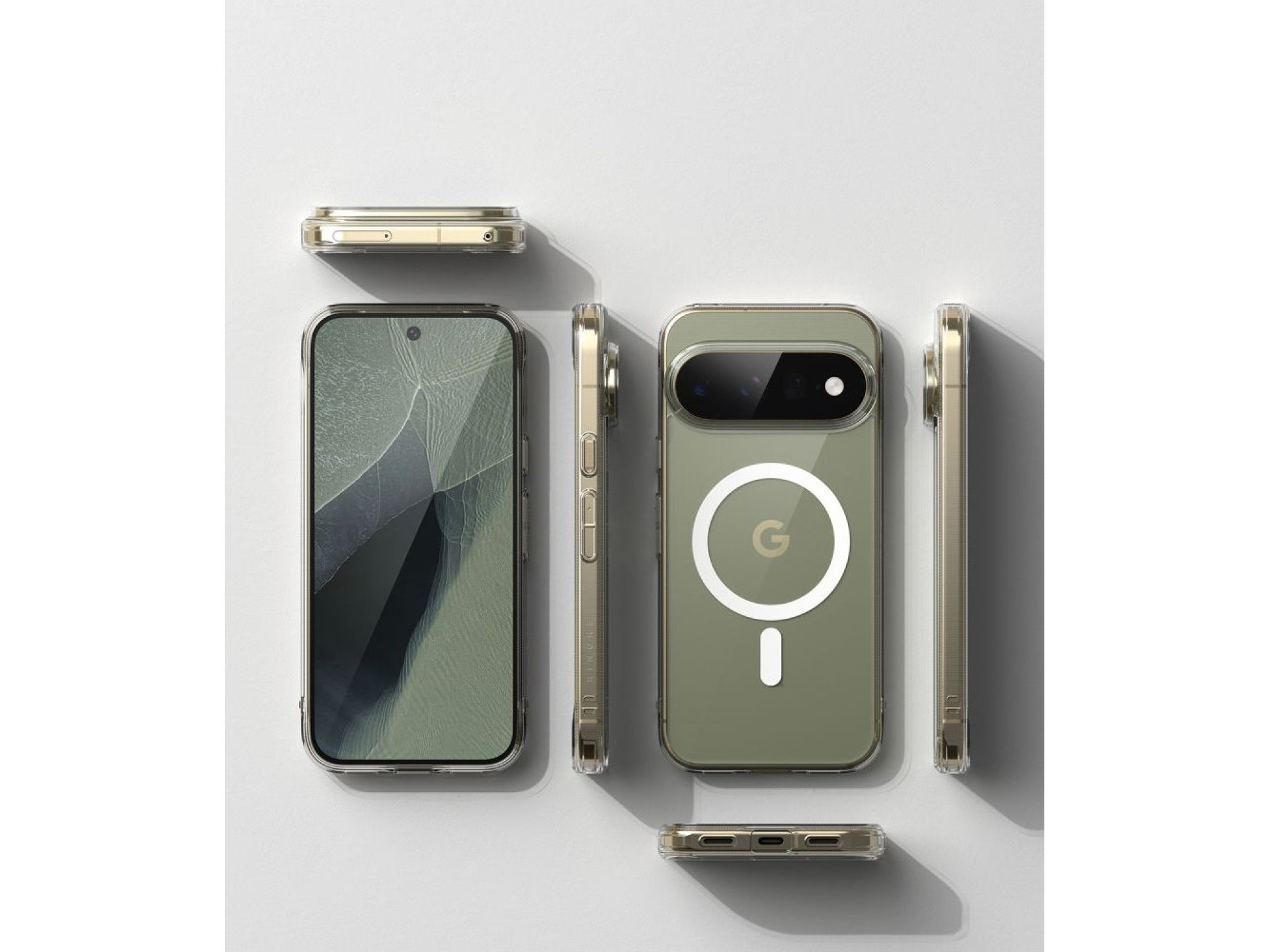 Funda magnética Ringke Fusion MagSafe para Google Pixel 11 Pro XL - Transparente