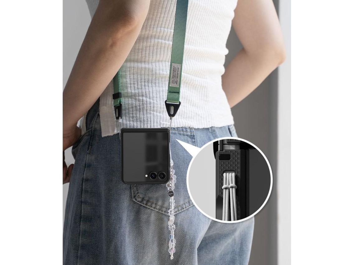 Capa Ringke Onyx Flap Magsafe para Samsung Galaxy Z Flip 8 - Preta