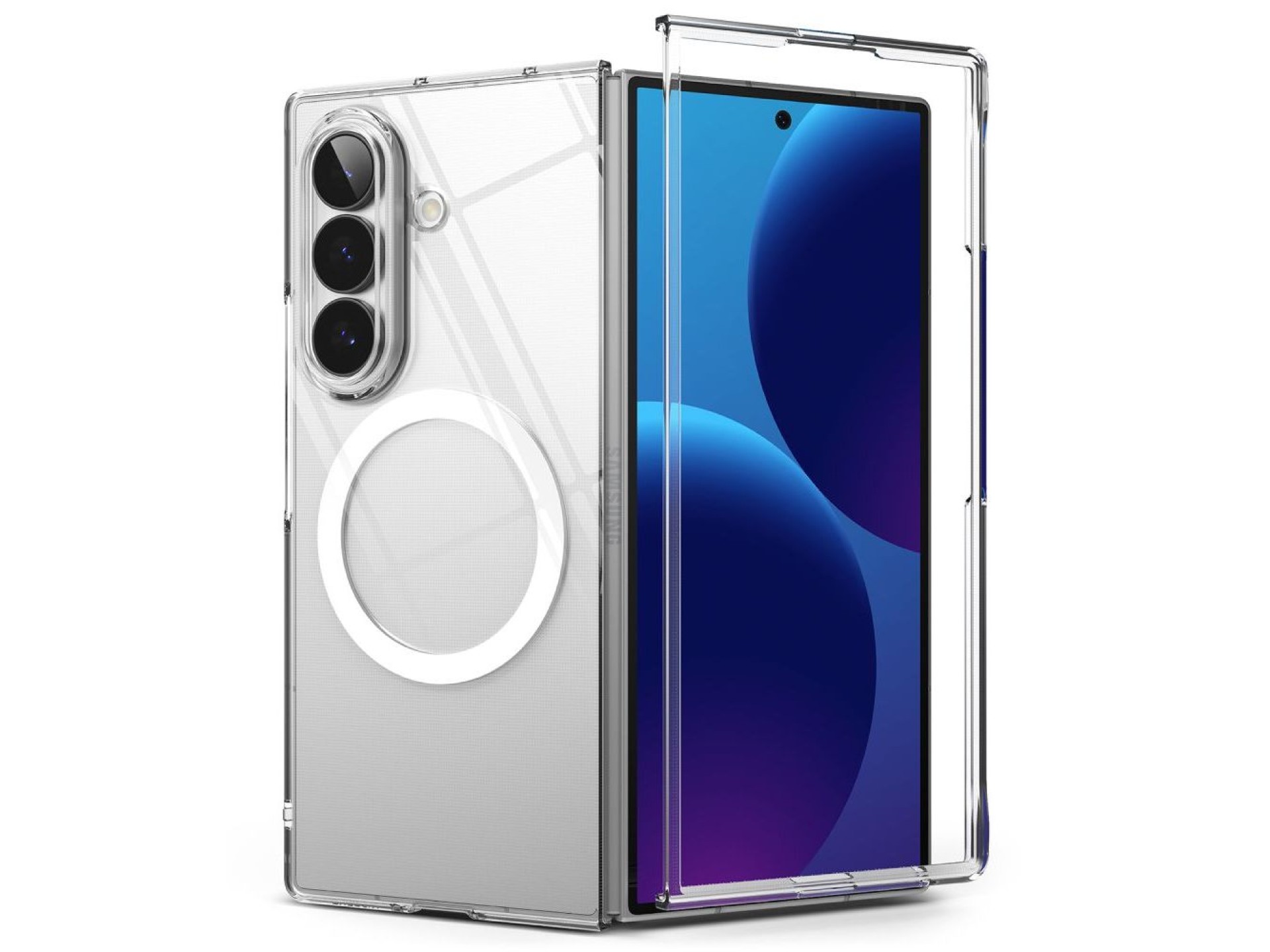 Capa Ringke Slim Magnetic MagSafe para Samsung Galaxy Z Fold 8 - Transparente