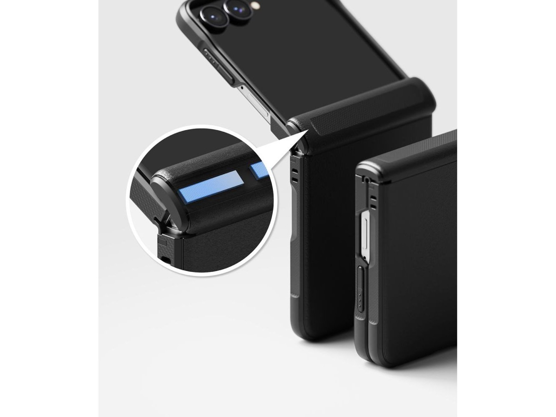 Capa Ringke Onyx Flap Magsafe para Samsung Galaxy Z Flip 8 - Preta