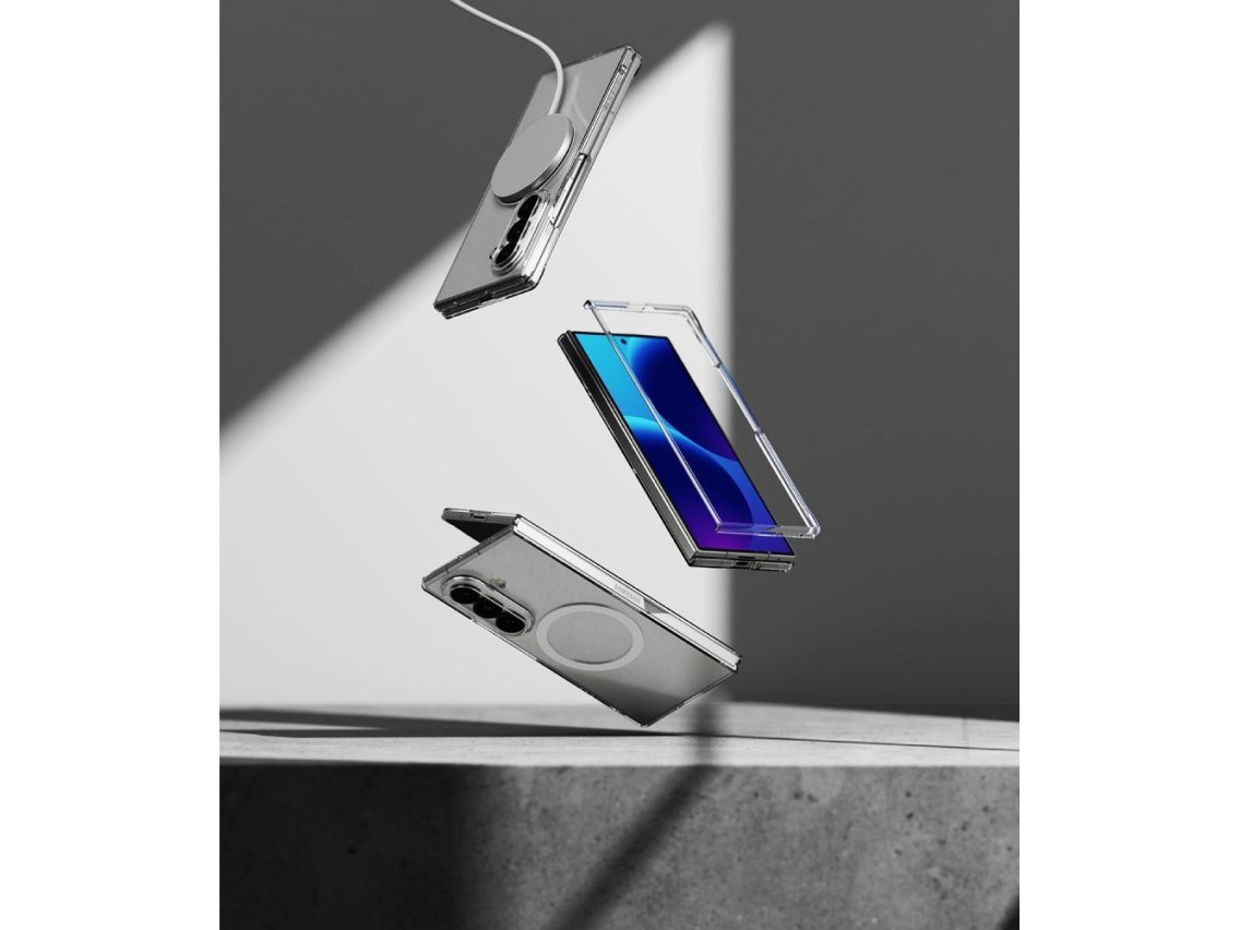 Capa Ringke Slim Magnetic MagSafe para Samsung Galaxy Z Fold 8 - Transparente