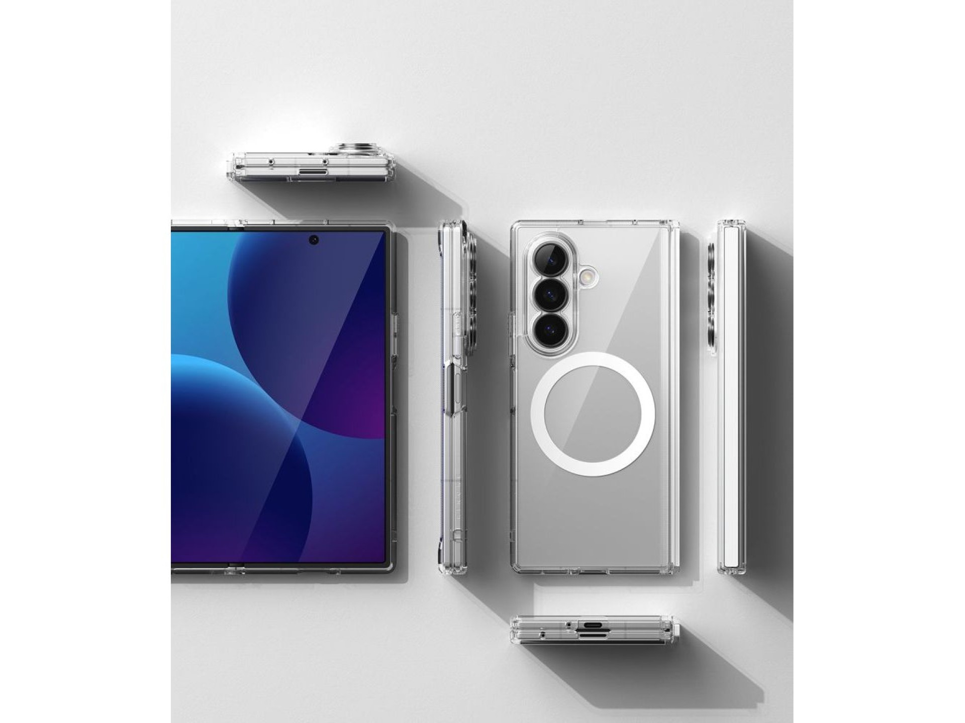 Ringke Fusion Flap Magnetic MagSafe Case for Samsung Galaxy Z Fold 8 Ultra - Clear