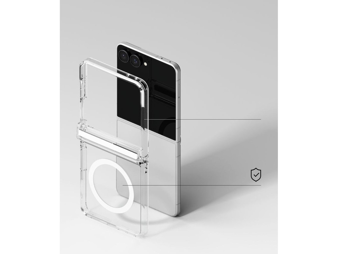 Ringke Fusion Flap Magnetic MagSafe Case for Samsung Galaxy Z Flip 8 - Clear