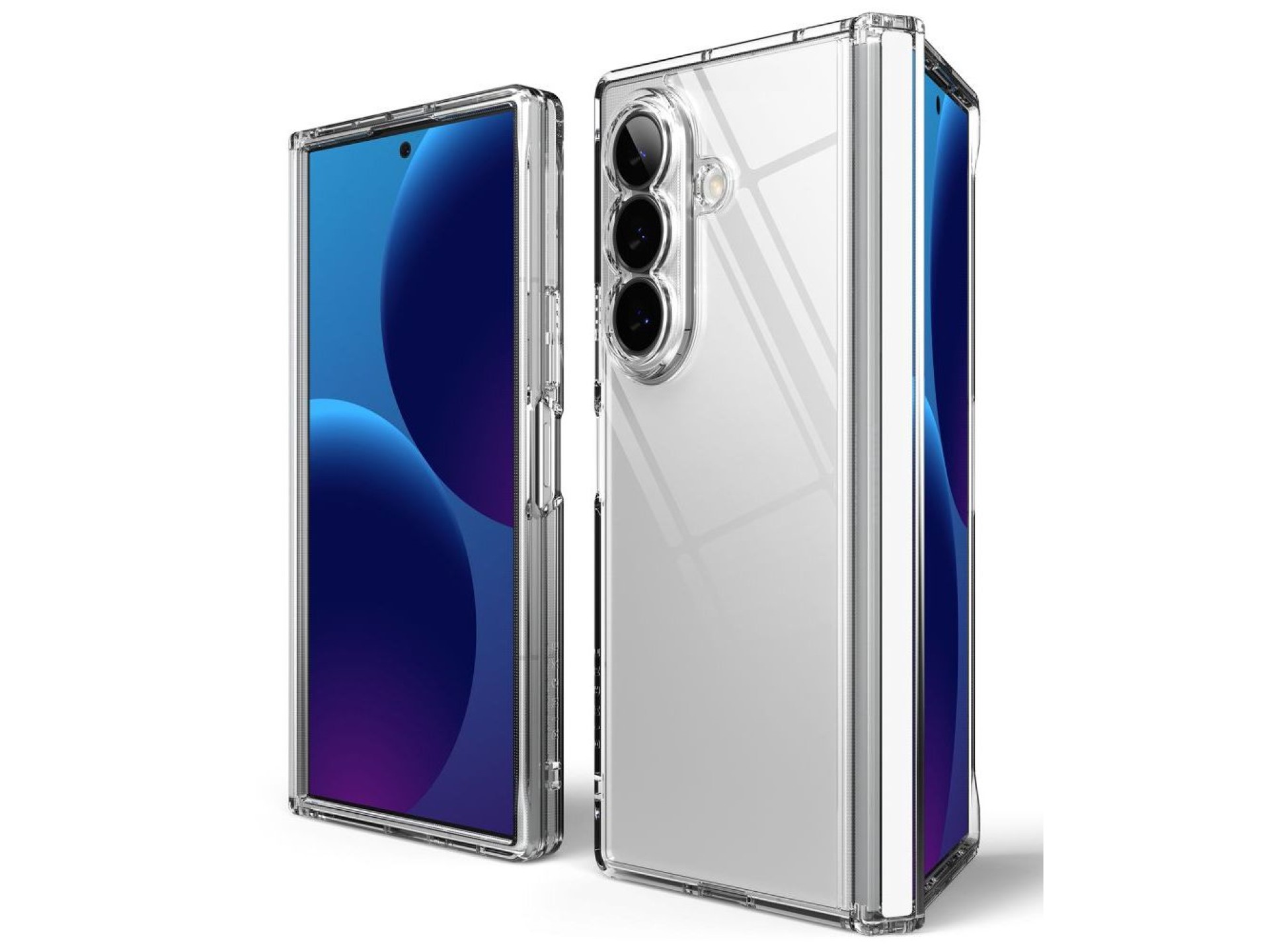 Capa Ringke Fusion Flap para Samsung Galaxy Z Fold 8 Ultra - Transparente