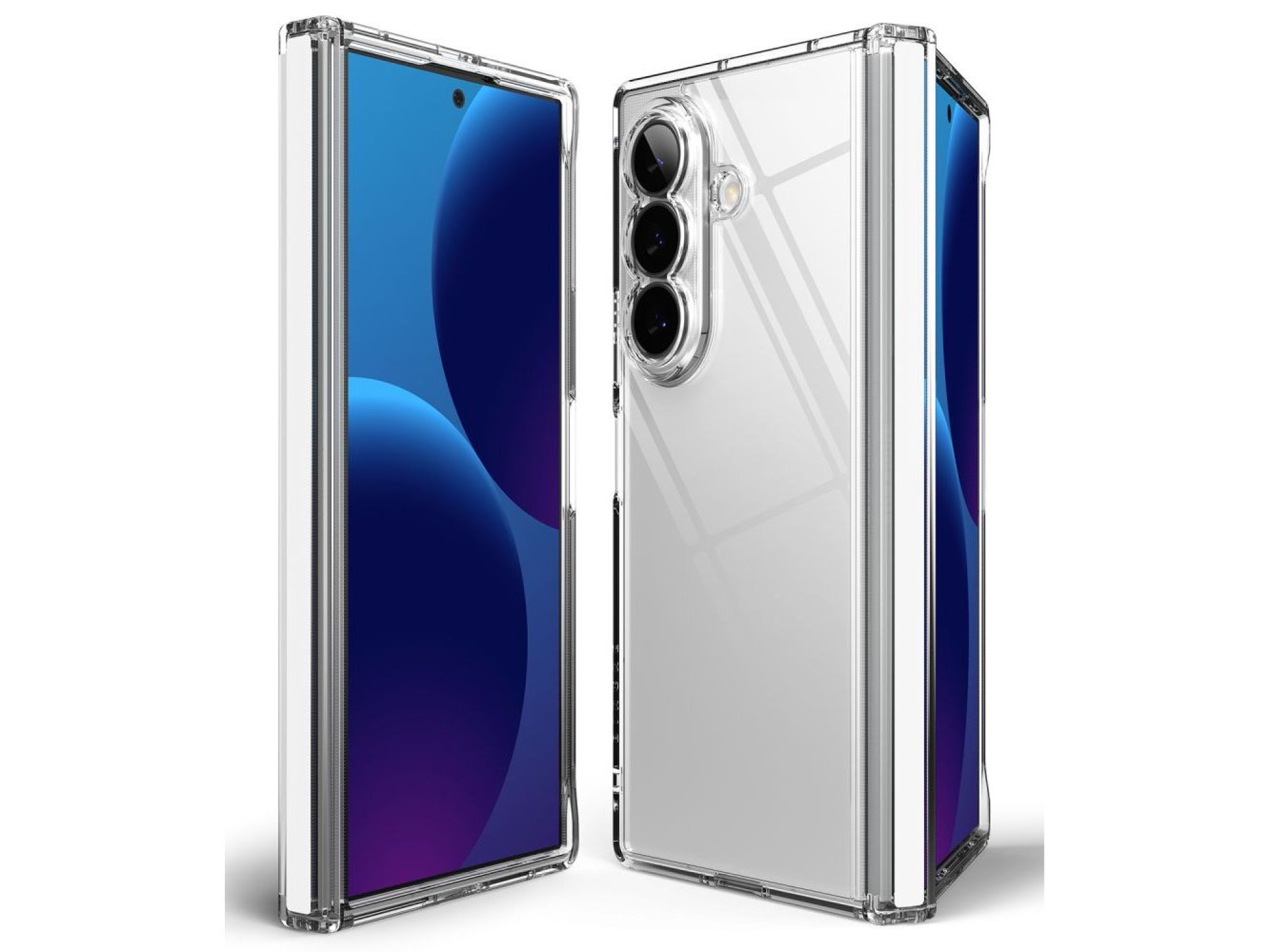 Capa Ringke Fusion Flap para Samsung Galaxy Z Fold 8 Ultra - Transparente