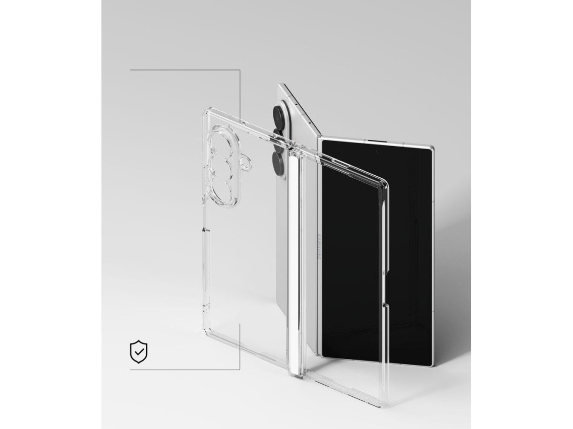 Capa Ringke Fusion Flap para Samsung Galaxy Z Fold 8 Ultra - Transparente