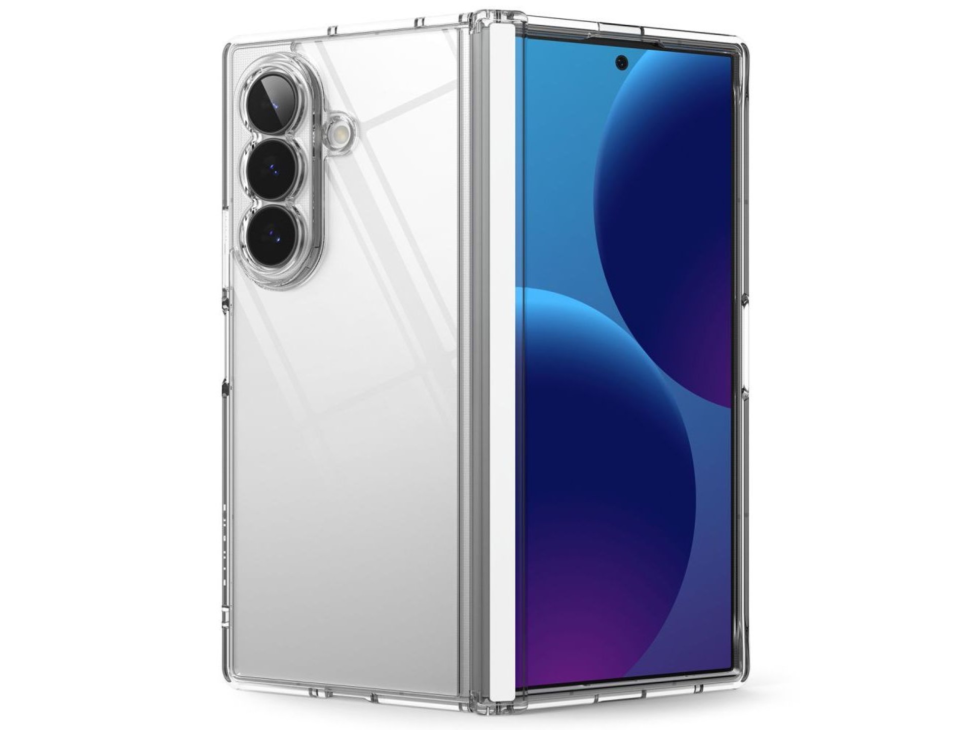Capa Ringke Fusion Flap para Samsung Galaxy Z Fold 8 Ultra - Transparente