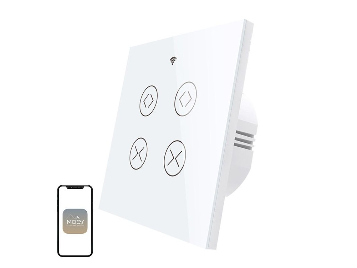 MOES WRS-EUC2-WH-MS Smart Roller Shutter Switch