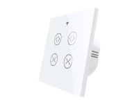 Interruptor inteligente para persianas enrollables MOES WRS-EUC2-WH-MS Interruptor inteligente para persianas enrollables MOES WRS-EUC2-WH-MS
