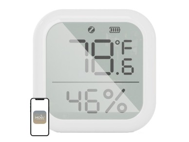 MOES ZSS-KB-TH-LF-C ZigBee LCD Temperature and Humidity Sensor