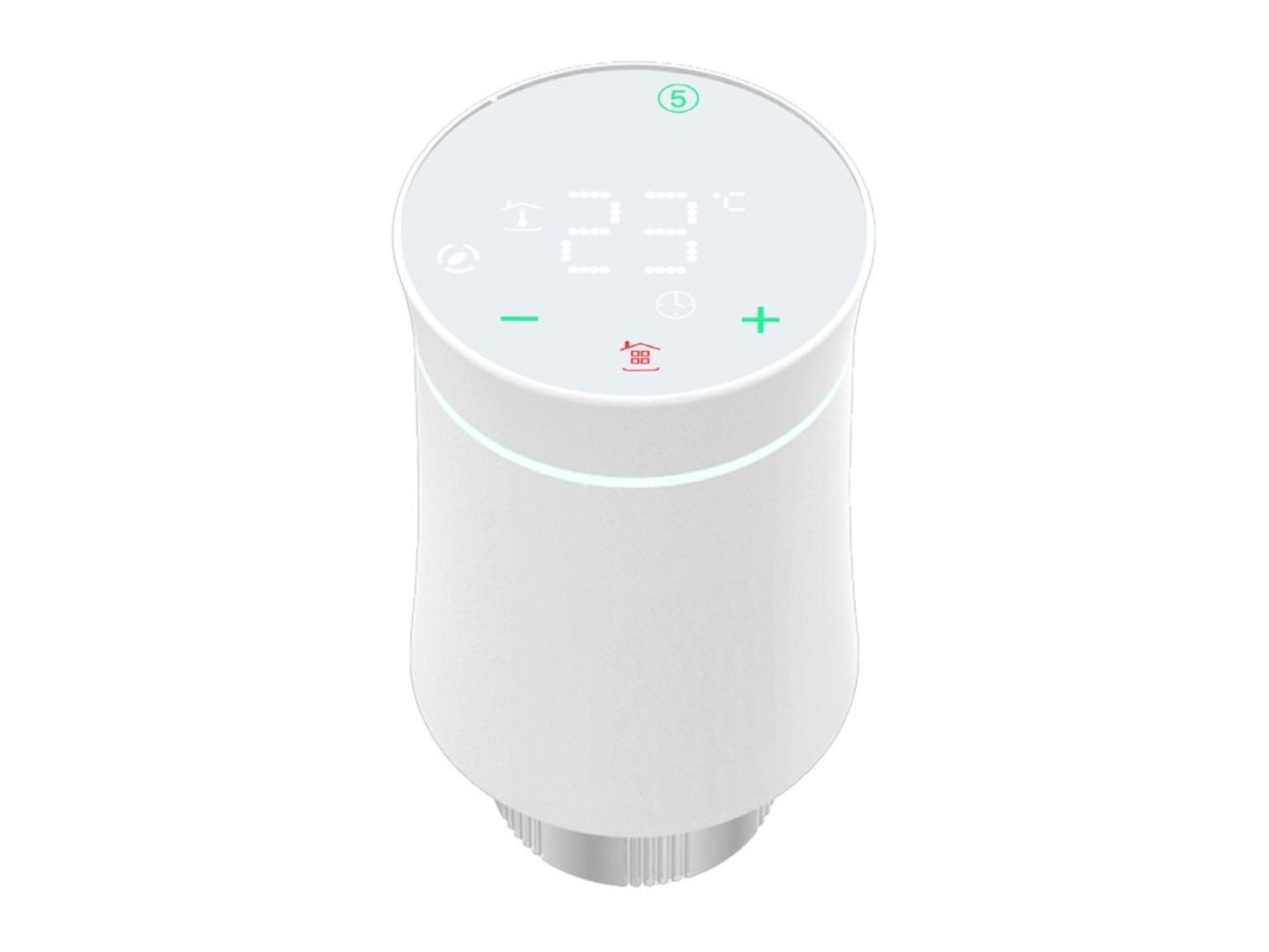 MOES TRV BY100 ZigBee Touch Thermostatic Head