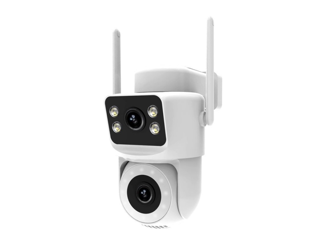 Cámara IP Wi-Fi de doble lente MOES WCM-Q29 de 8 MP