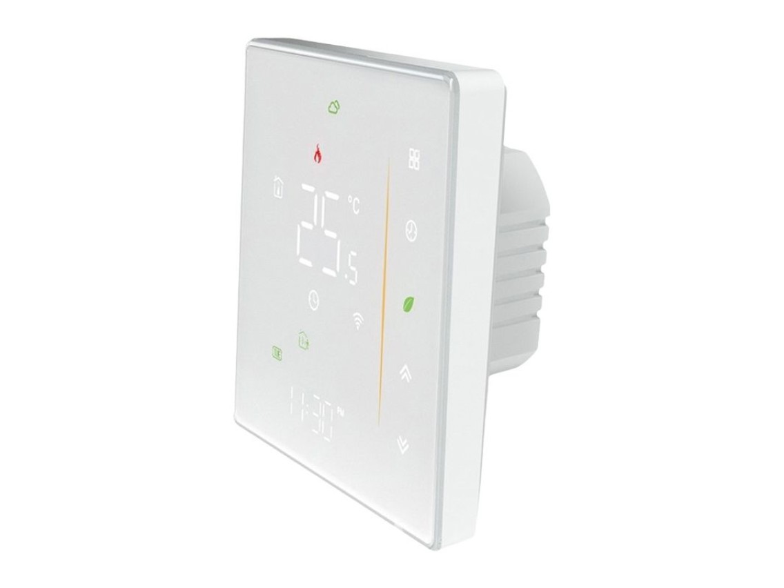 Termostato Wi-Fi MOES WHT-006-GB-WH para calefacción eléctrica (Blanco)