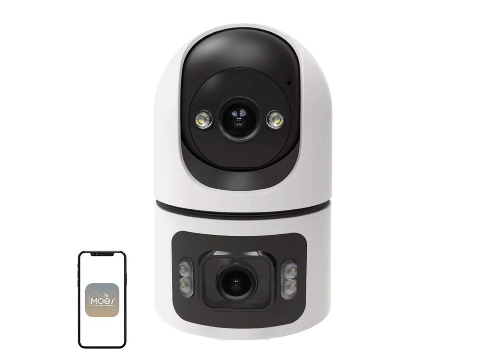 Câmera IP Wi-Fi 6 MOES WCM-Q09 de 8MP