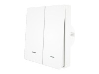 Interruptor de luz ZigBee de 2 canais MOES ZS-B-EU2 Interruptor de luz ZigBee de 2 canais MOES ZS-B-EU2