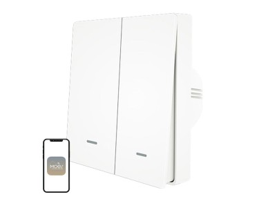 MOES ZS-B-EU2 ZigBee 2-Channel Light Switch
